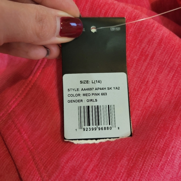 NWT Adidas Girls Emboss Hoodie size Large 14 - Picture 7 of 7